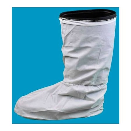 Keystone Safety Laminated Polypropylene Boot Cover, Elastic Opening, White, S/M, 100/Case CE-BC-NWPI-AQ-SM/MED-BLACK